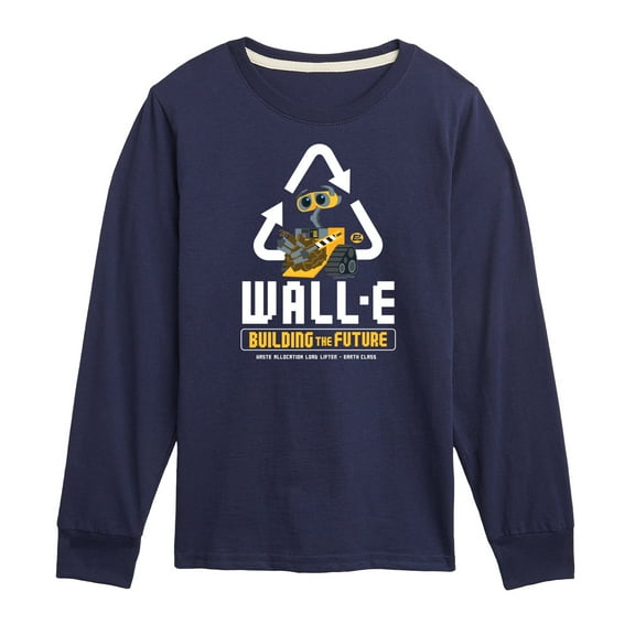 Disney Wall-E - Building Future Recycle - Toddler & Youth Long Sleeve Graphic T-Shirt