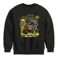 thumbnail image 1 of Disney - Building The Future One Cube At A Time Graphic Long Sleeve Fleece Sweatshirt, 1 of 5