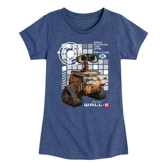 Disney Wall-E - Cube Collage - Toddler & Youth Girls Short Sleeve Graphic T-Shirt