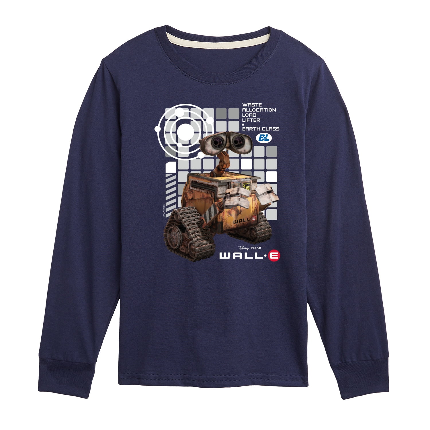 Disney Wall-E - Cube Collage - Toddler & Youth Long Sleeve Graphic T ...