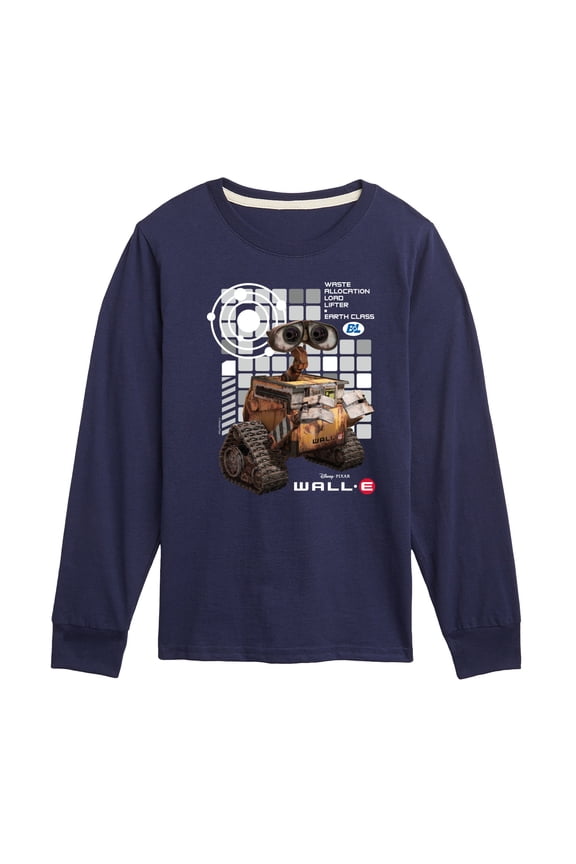 Wall-E - Cube Collage - Toddler & Youth Long Sleeve Graphic T-Shirt