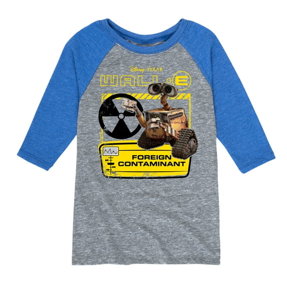 Disney Wall-E - Foreign Contaminent - Toddler & Youth Raglan Graphic T-Shirt