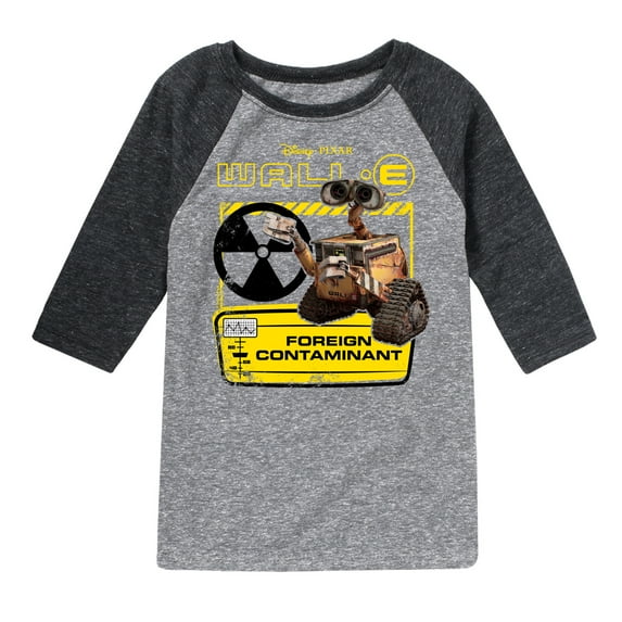 Disney Wall-E - Foreign Contaminent - Toddler & Youth Raglan Graphic T-Shirt