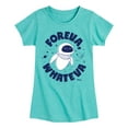 thumbnail image 1 of Disney Wall-E - Foreva Whateva Eve - Toddler & Youth Girls Short Sleeve Graphic T-Shirt, 1 of 5