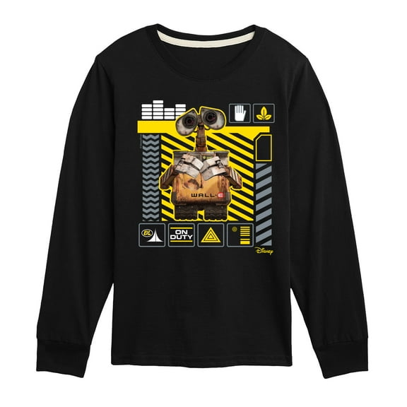 Disney Wall-E - Icon Grid - Toddler & Youth Long Sleeve Graphic T-Shirt