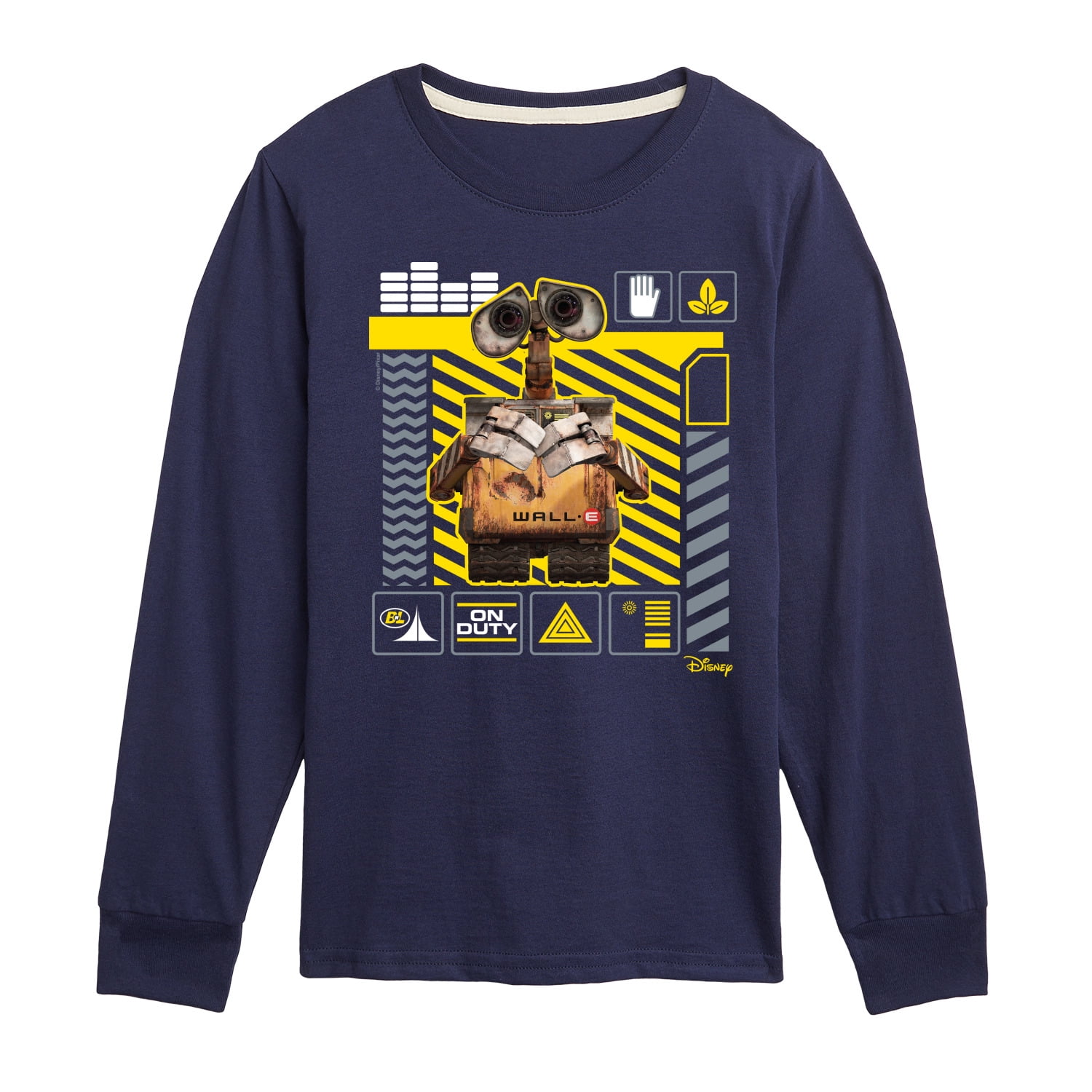 Disney Wall-E - Icon Grid - Toddler & Youth Long Sleeve Graphic T-Shirt ...