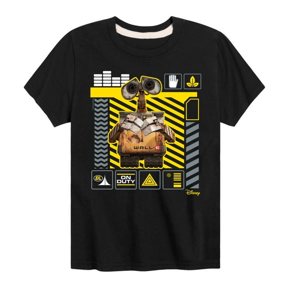 Disney Wall-E - Icon Grid - Toddler & Youth Short Sleeve Graphic T-Shirt