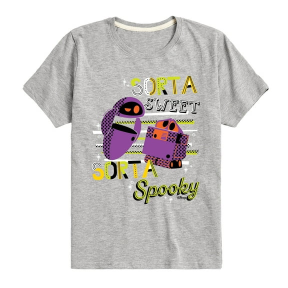 Disney - Wall-E - Sorta Sweet Sorta Spooky Wall-E - Toddler And Youth Short Sleeve Graphic T-Shirt