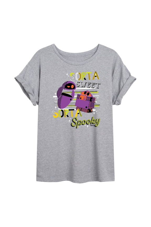 - Wall-E - Sorta Sweet Sorta Spooky Wall-E - Women's Oversized Graphic T-Shirt