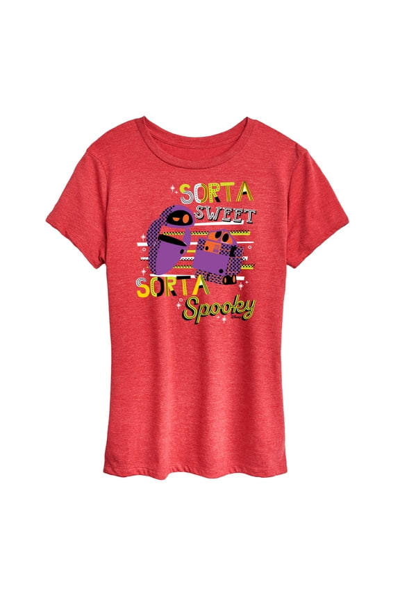 - Wall-E - Sorta Sweet Sorta Spooky Wall-E - Women's Short Sleeve Graphic T-Shirt