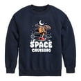 thumbnail image 1 of Disney Wall-E - Space Cruising - Toddler & Youth Crewneck Fleece Sweatshirt, 1 of 5