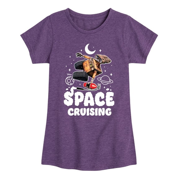 Disney Wall-E - Space Cruising - Toddler & Youth Girls Short Sleeve Graphic T-Shirt