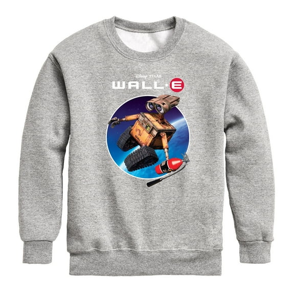 Disney Wall-E - Space Logo - Toddler & Youth Crewneck Fleece Sweatshirt