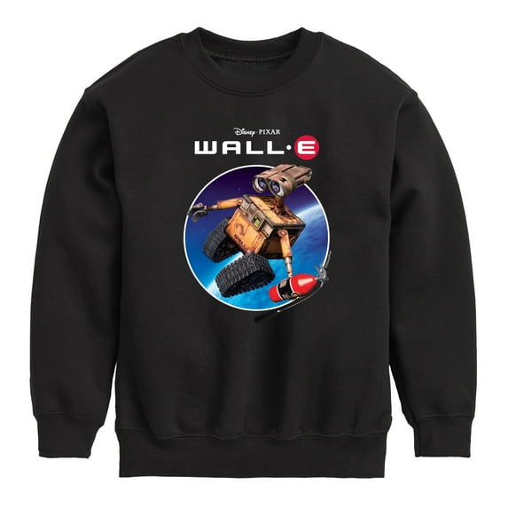 Disney Wall-E - Space Logo - Toddler & Youth Crewneck Fleece Sweatshirt