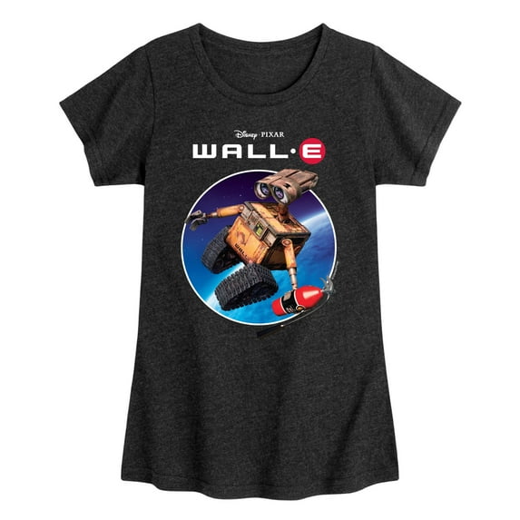 Disney Wall-E - Space Logo - Toddler & Youth Girls Short Sleeve Graphic T-Shirt