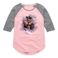 thumbnail image 1 of Disney Wall-E - Starfield - Toddler & Youth Girls Raglan Graphic T-Shirt, 1 of 5