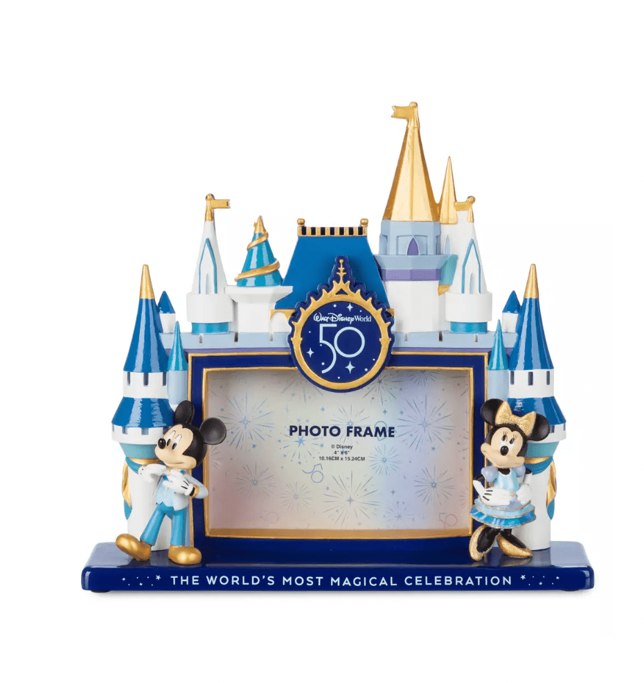 50th Anniversary Mickey Minnie 3D Photo Frame - Walt Disney