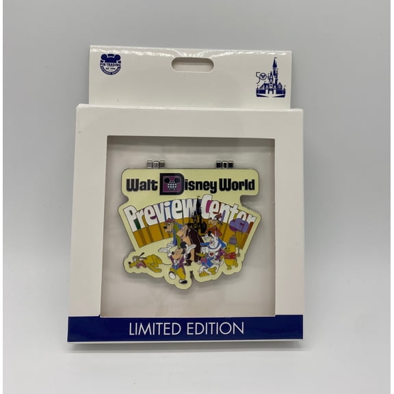 Disney Walt Disney World 50th Anniversary Preview Center Jumbo Limited Pin New