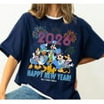 thumbnail image 1 of Disney Walt Disney World Mickey and Friends Happy New Year 2026 Comfort Colors Shirt, Disneyland Vacation shirt 2026, Magic Kingdom, Disney World Tee,Navy Color,Size L, 1 of 5