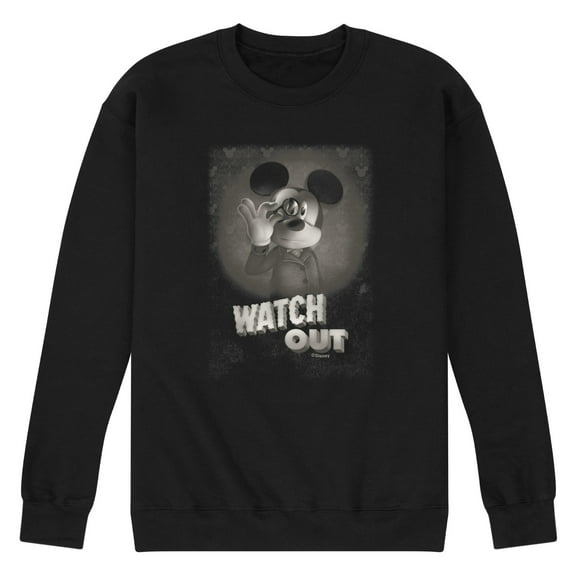 Disney - Watch Out - Men's Crew Fleece Sweatshirt