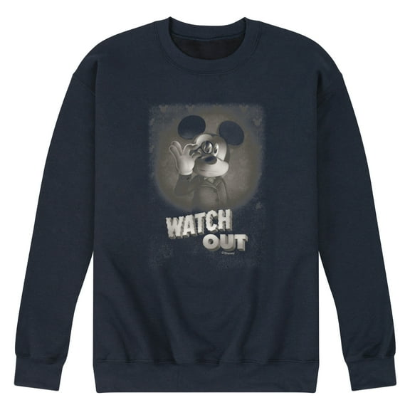 Disney - Watch Out - Men's Crew Fleece Sweatshirt