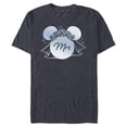 thumbnail image 1 of Disney Wedding Matching Minnie Bridal Veil Wife Bride Mrs - Short Sleeve Blended T-Shirt for Adults - Customized-Navy Heather, 1 of 5