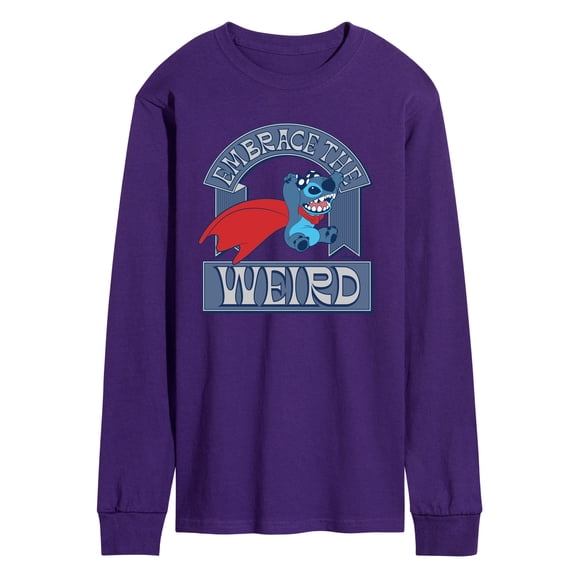 Lilo & Stitch - Weird Stitch - Men's Long Sleeve Graphic T-Shirt