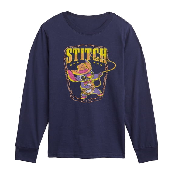 Disney - Western Stitch - Youth Long Sleeve Graphic T-Shirt