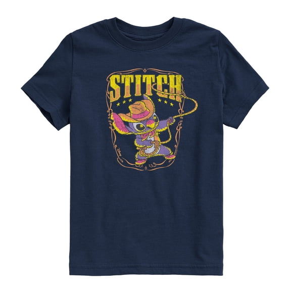 Disney - Western Stitch - Youth Short Sleeve Graphic T-Shirt