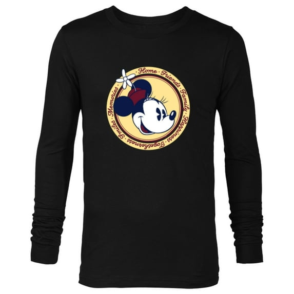 Disney What Minnie Mouse Loves Retro Vintage - Long Sleeve T-Shirt for Men - Customized-Black