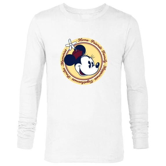 Disney What Minnie Mouse Loves Retro Vintage - Long Sleeve T-Shirt for Men - Customized-White