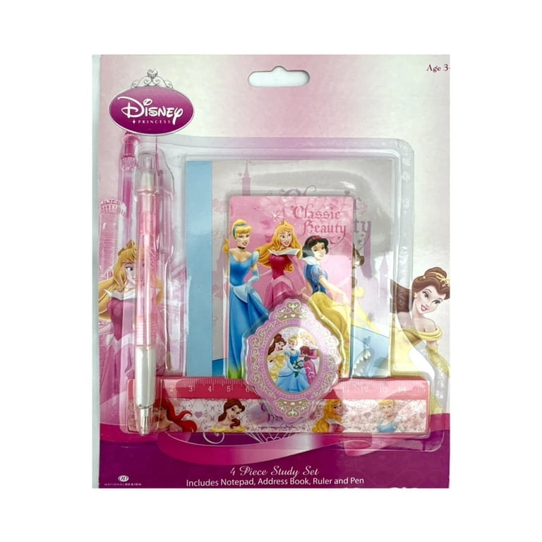 Disney Where Dreams Begin Princesses 4 pcs Study Set: Notepad