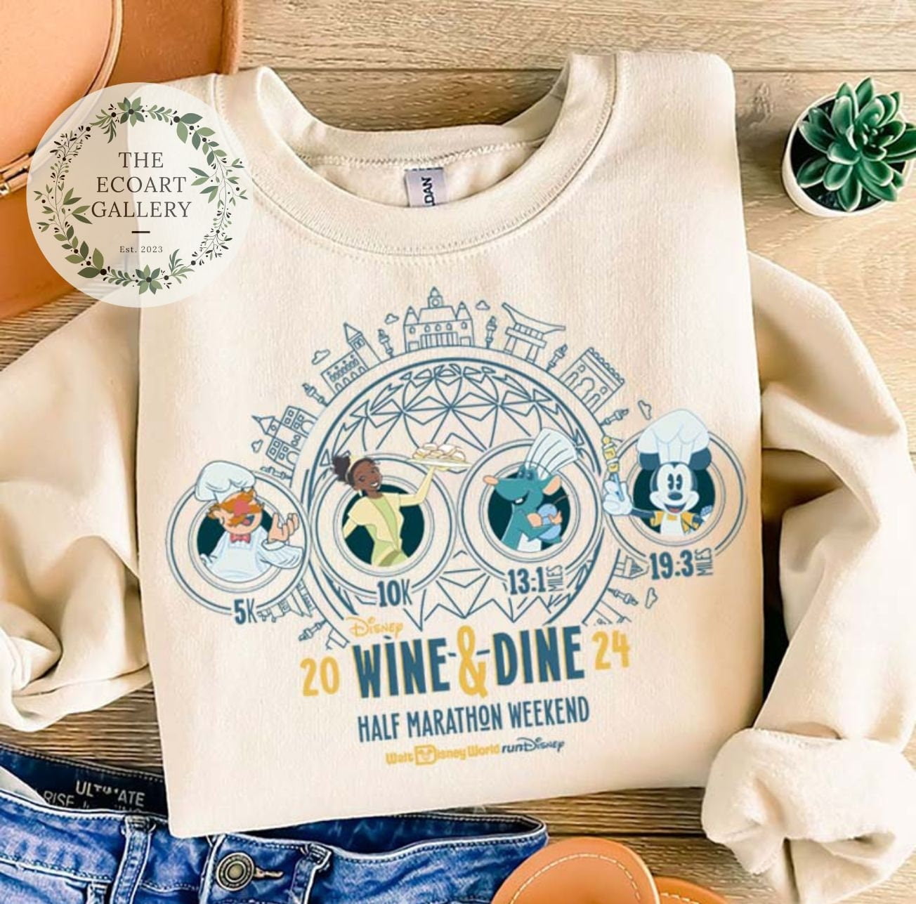 Disney Wine & Dine Half Marathon Weekend 2024 Shirt, Rundisney Walt