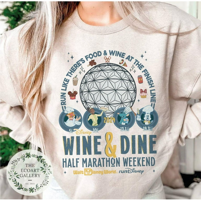 RunDisney Marathon Weekend deals 2023 White Hooded Sweatshirt