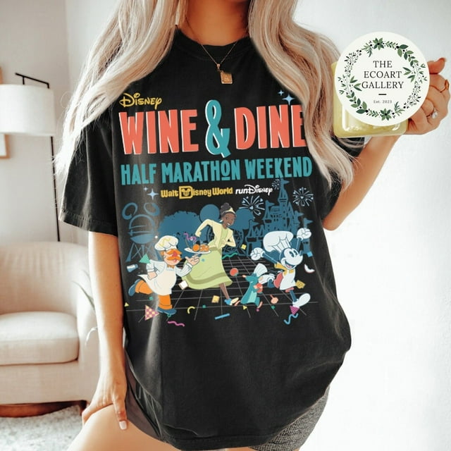 Disney Wine & Dine Half Marathon Weekend 2024 Shirt, Rundisney Walt