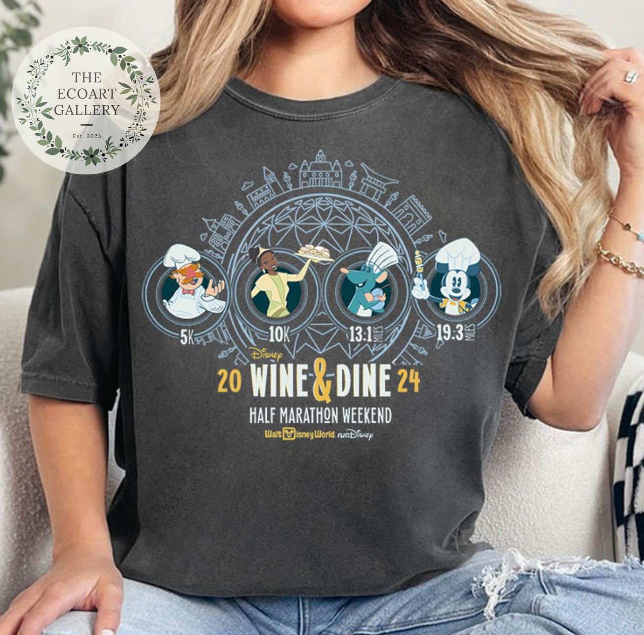 Disney Wine & Dine Half Marathon Weekend 2024 Shirt, Rundisney Walt