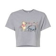 thumbnail image 1 of Disney - Winnie And Eeyore Field - Juniors Cropped Cotton Blend T-Shirt, 1 of 4