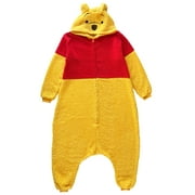Disney Winnie The Pooh Adult Costume Kigurumi Union Suit Pajama Outfit (SM)