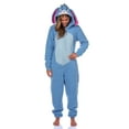 thumbnail image 1 of Disney Winnie The Pooh Adult Eeyore Sherpa Cosplay Costume Union Suit Pajama S, 1 of 5