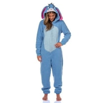 Disney Winnie The Pooh Adult Eeyore Sherpa Cosplay Costume Union Suit Pajama S