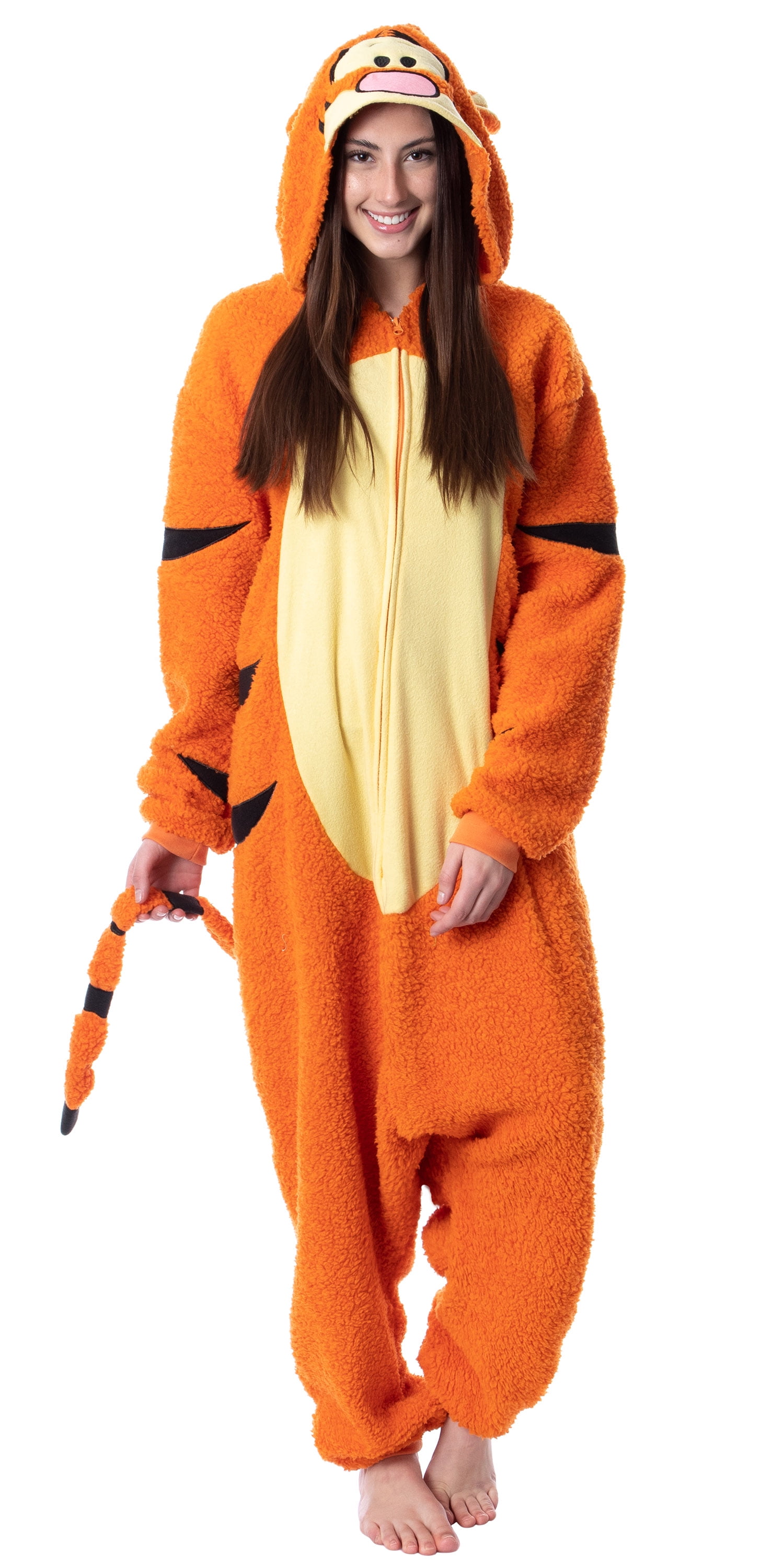 Disney Lilo And Stitch Adult Unisex Stitch Costume Sherpa Union Suit Onesie Halloween Pajamas Large Walmart