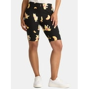 Disney Women’s Winnie the Pooh Print Biker Shorts, Sizes XXS-XXL
