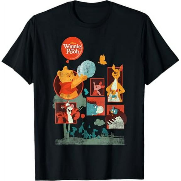 Disney Winnie The Pooh And Friends Panels T-Shirt