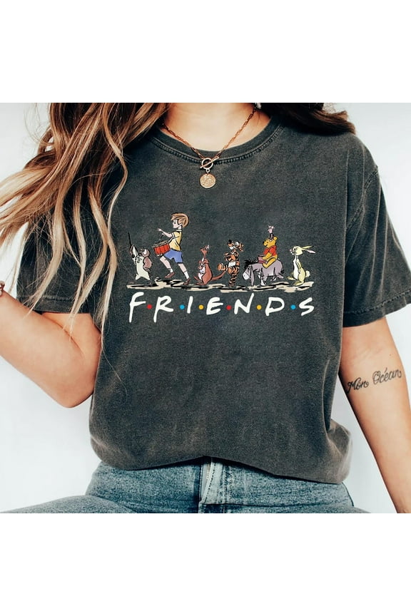 Winnie The Pooh And Friends Shirt Disney Family Tee Classic Pooh Tigger Piglet Eeyore Tshirt Gift For Kids And Adults