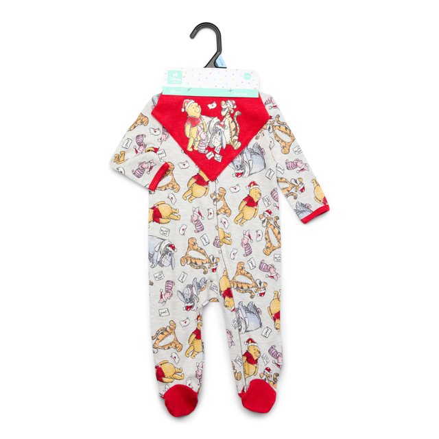 Disney Baby Holiday Character Sleep N Play & Bib Set, Sizes 0/36/9