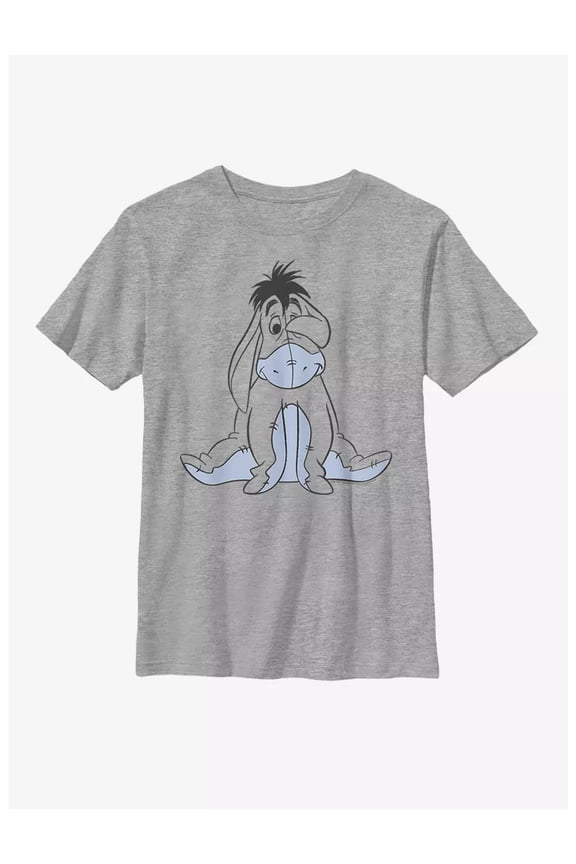 Disney Winnie The Pooh Basic Sketch Eeyore Cute Minimal Donkey T-shirt