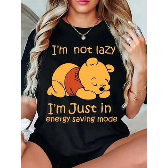 Disney Winnie The Pooh Bear Cool T-Shirt Gift For Family ang Friend, Unisex S-5XL