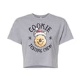 thumbnail image 1 of Disney Winnie The Pooh - Christmas Cookie Testing Crew - Juniors Cropped Cotton Blend T-Shirt, 1 of 5