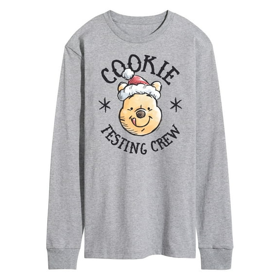 Disney Winnie The Pooh - Christmas Cookie Testing Crew - Men's Long Sleeve T-Shirt