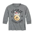 thumbnail image 1 of Disney Winnie The Pooh - Christmas Cookie Testing Crew - Toddler & Youth Long Sleeve Graphic T-Shirt, 1 of 5